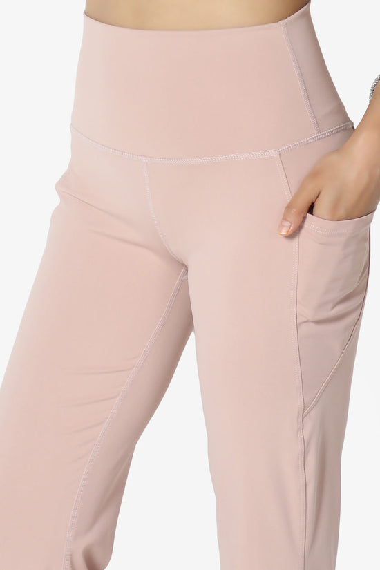 Gemma Athletic Pocket Flare Yoga Pants ASH BLUSH_5