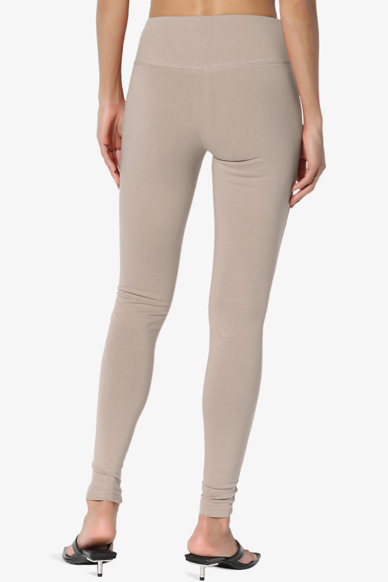 Ansley Cotton Wide Waistband Ankle Leggings MORE COLORS