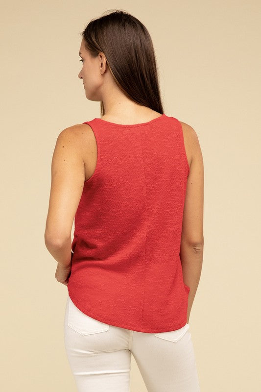 ZENANA V Neck Sleeveless Cami Top