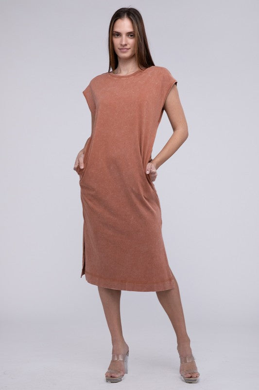 HYFVE Casual Comfy Sleeveless Midi Dress