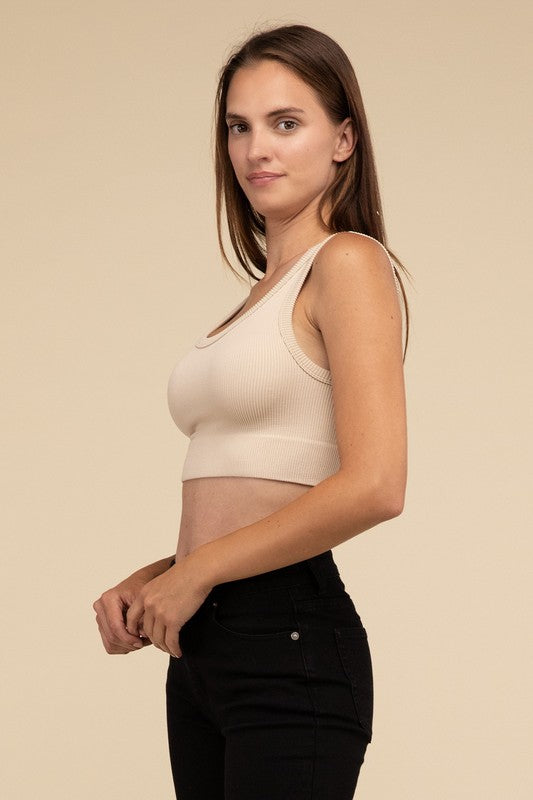 HYFVE Ribbed Seamless Crop Top