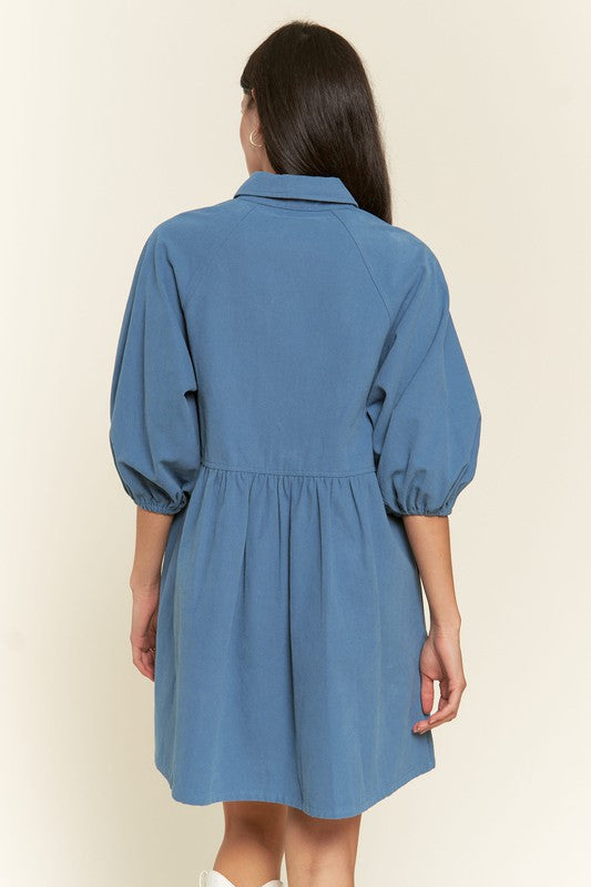 Jade By Jane Washed denim style dress