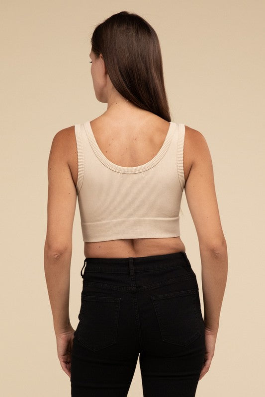 HYFVE Ribbed Seamless Crop Top