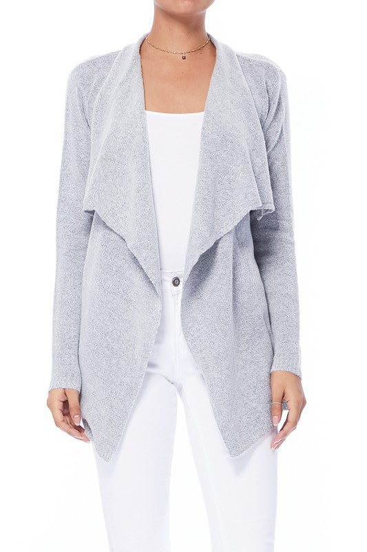 Mak Draped Stylish Cape Sweater Cardigan