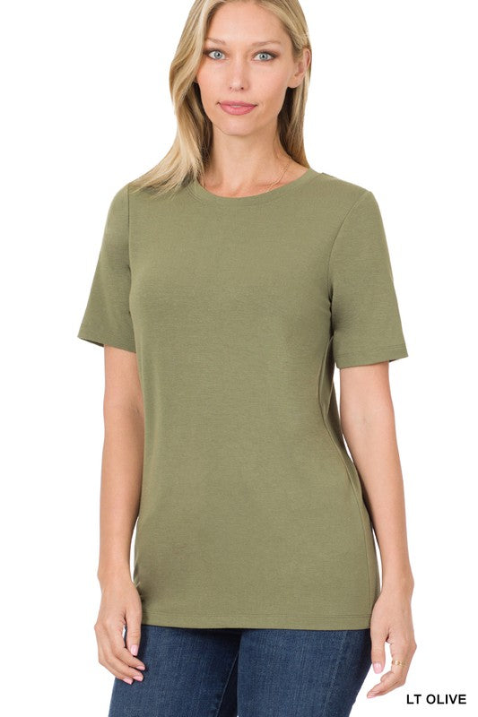 ZENANA Short Sleeve Round Neck Tee