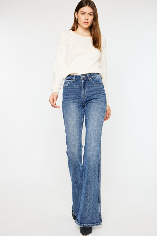 Kan Can High Rise Flare Jeans - KC7340M