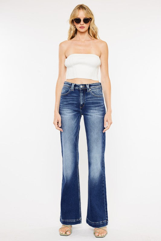 Load image into Gallery viewer, Kan Can High Rise Holly Flare Jeans - KC9289M

