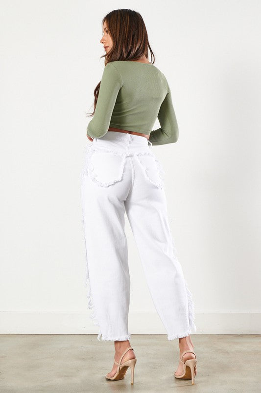 Vibrant M.i.U Slouchy Jeans