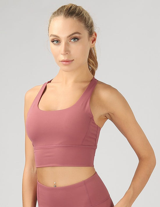 OTOS Active Strappy Back Crop Top