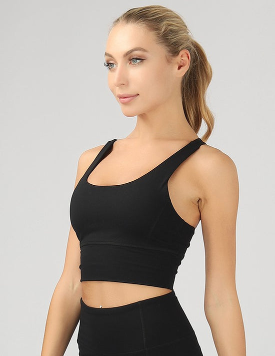 OTOS Active Strappy Back Crop Top