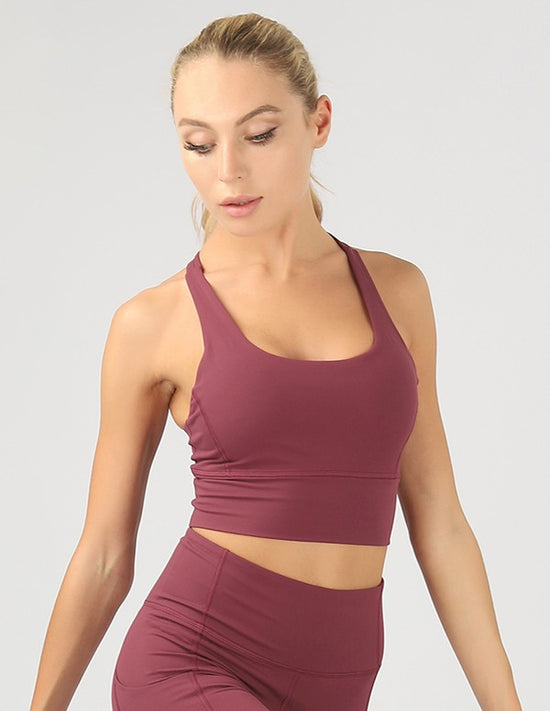 OTOS Active Strappy Back Crop Top