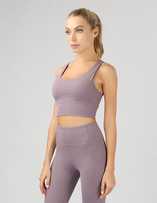 OTOS Active Strappy Back Crop Top