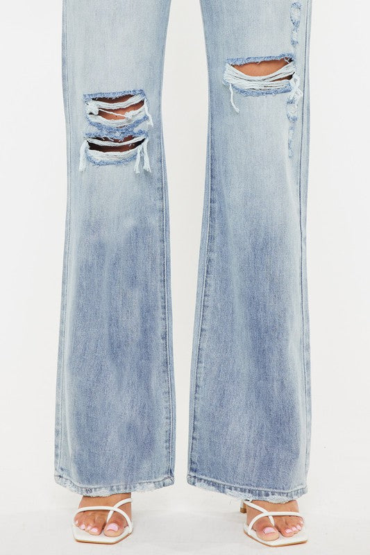 Kan Can Ultra High Rise 90's Flare Jeans