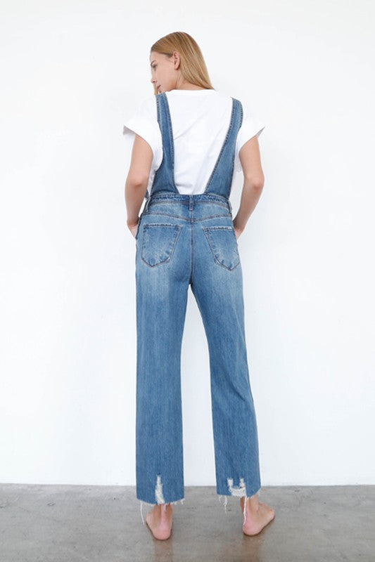 Insane Gene SLIM STRAIGHT DENIM OVERALLS