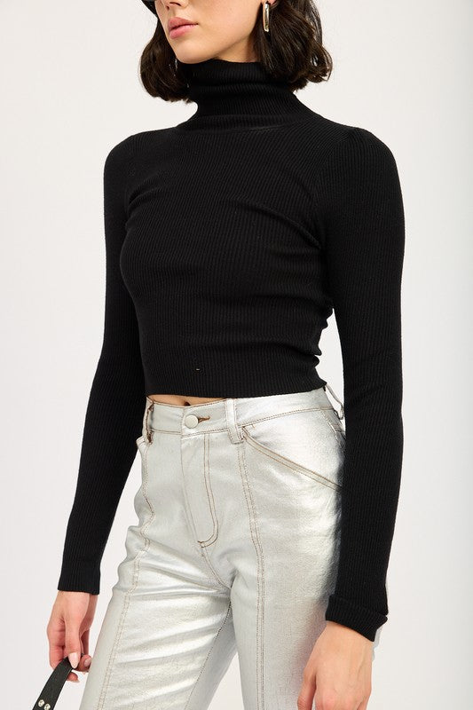 Emory Park TURTLE NECK LONG SLEEVE TOP