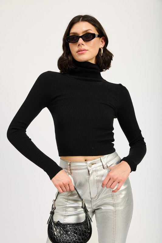 Emory Park TURTLE NECK LONG SLEEVE TOP