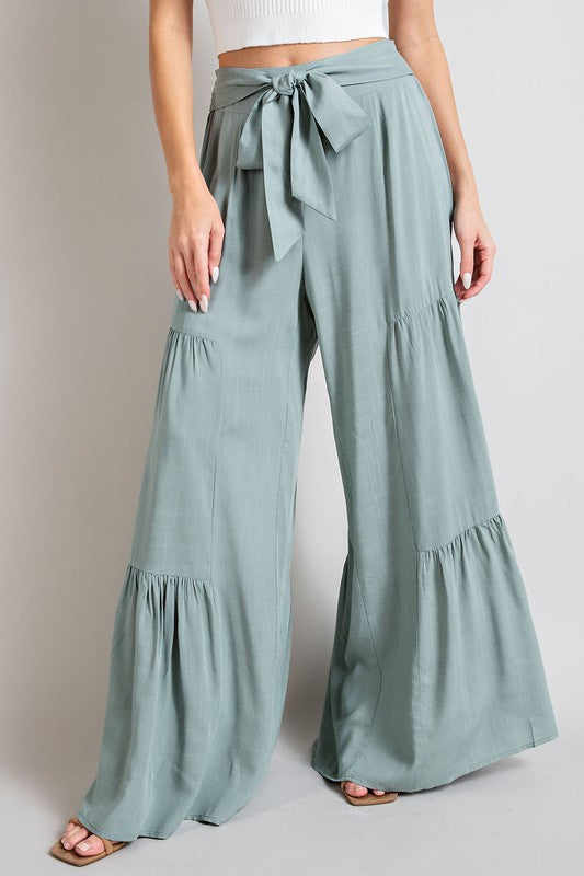 Soft Surroundings, Pants & Jumpsuits, Nwot Soft Surroundings Petites Oceo  Gauze Wideleg Pants Pebble Taupe Pl