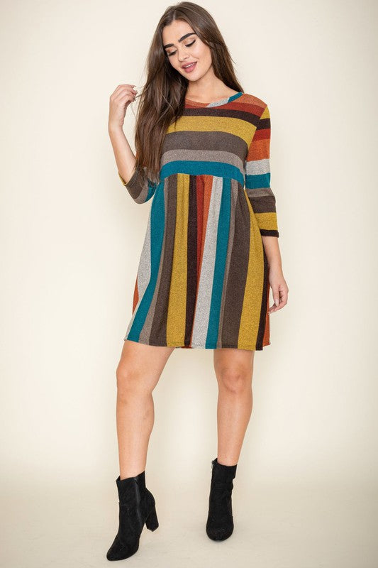 EG fashion Multi Color Mini Dress