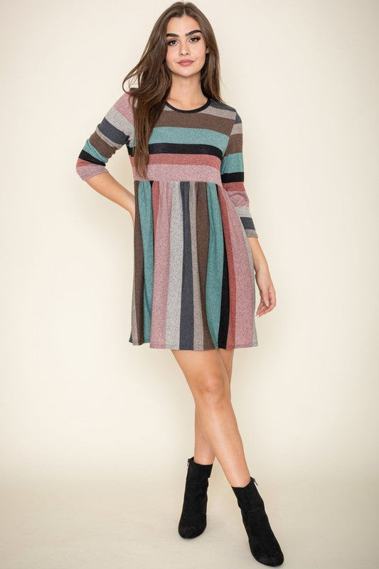 EG fashion Multi Color Mini Dress