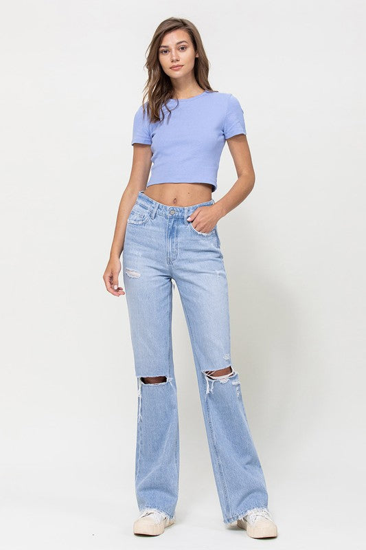 VERVET by Flying Monkey 90's Vintage High Rise Flare Jeans