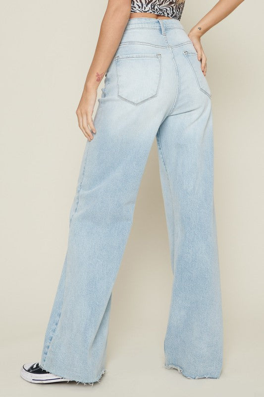 Vibrant M.i.U HIGH WAISTED WIDE LEG JEANS