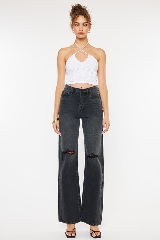 Load image into Gallery viewer, Kan Can Ultra High Rise 90&amp;#39;s Flare Jeans
