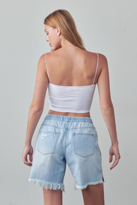 Insane Gene MID-RISE SLOUCH DENIM SHORTS