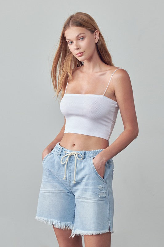 Insane Gene MID-RISE SLOUCH DENIM SHORTS