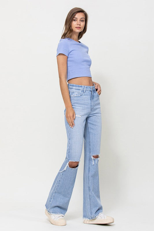 VERVET by Flying Monkey 90's Vintage High Rise Flare Jeans