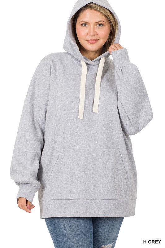 Load image into Gallery viewer, ZENANA Plus Oversized Hoodie Longline Sweatshirt
