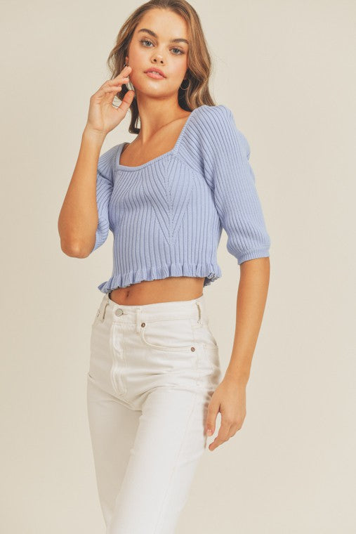 Load image into Gallery viewer, Lush Clothing Rib Knit Top
