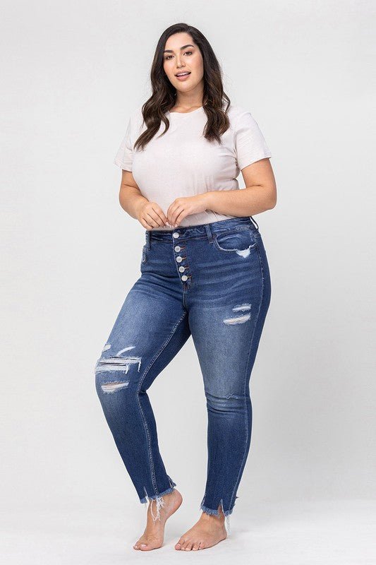 Vervet Plus Size High Rise Skinny Jeans