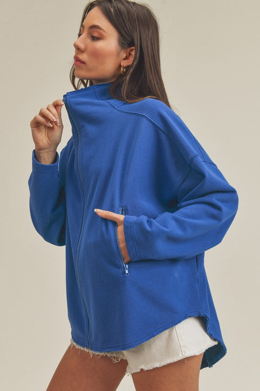 Aemi + Co Tina Oversized Dolman Sleeve Jacket