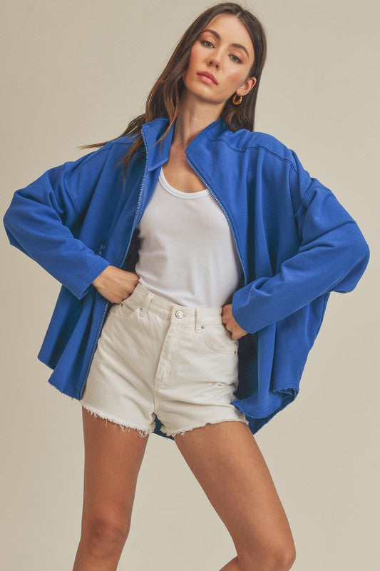 Aemi + Co Tina Oversized Dolman Sleeve Jacket