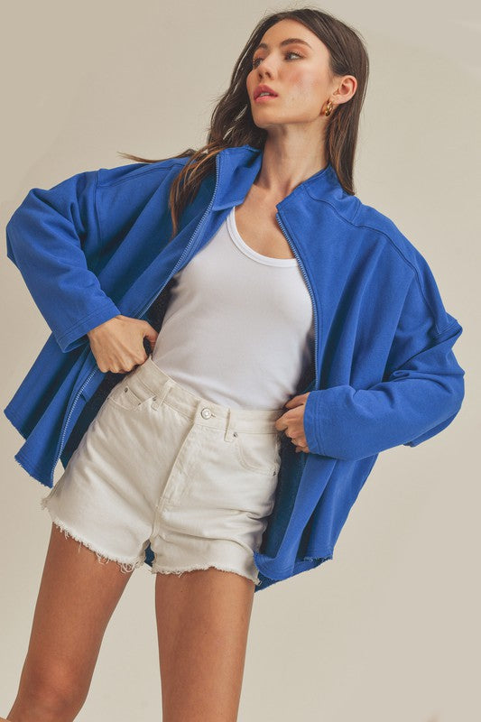 Aemi + Co Tina Oversized Dolman Sleeve Jacket