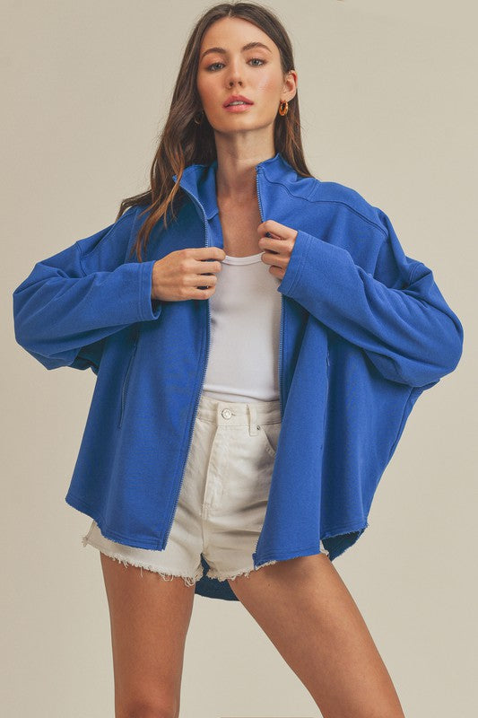 Aemi + Co Tina Oversized Dolman Sleeve Jacket