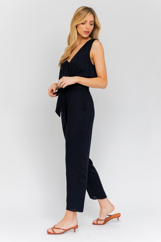 Load image into Gallery viewer, Gilli Sleeveless Surplus Jumpsuit
