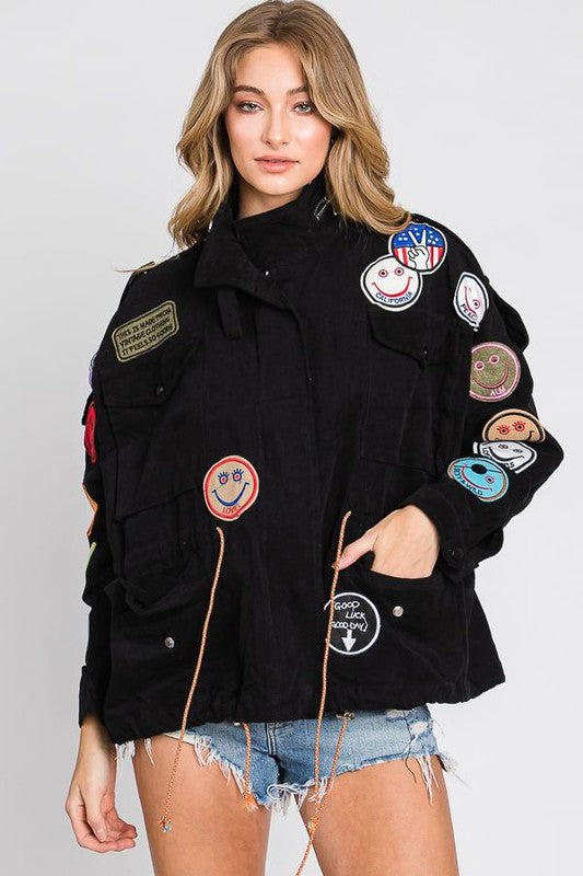 Jade By Jane Smile Patch Jackets