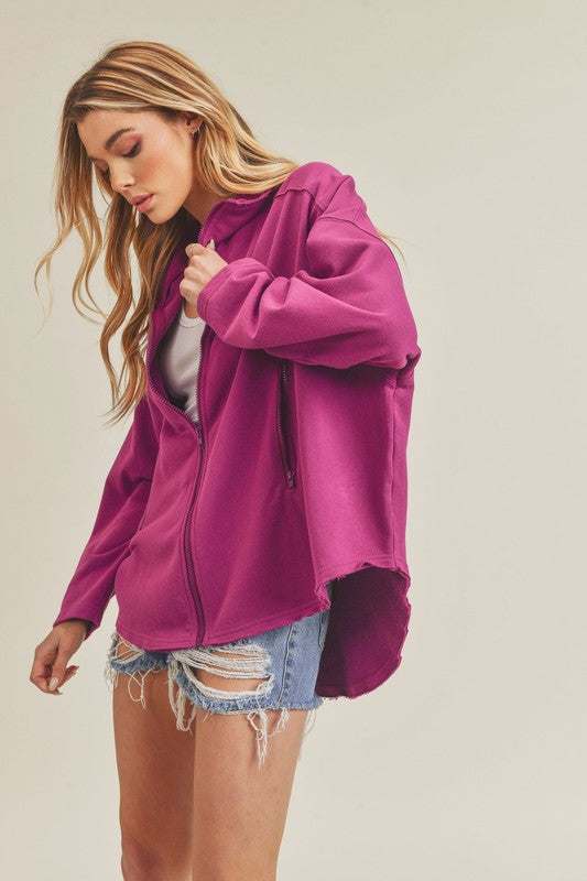 Aemi + Co Tina Oversized Dolman Sleeve Jacket