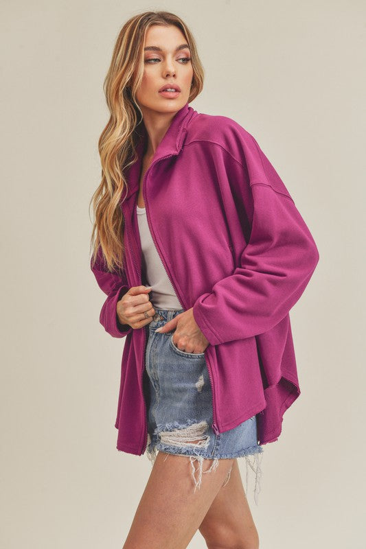 Aemi + Co Tina Oversized Dolman Sleeve Jacket