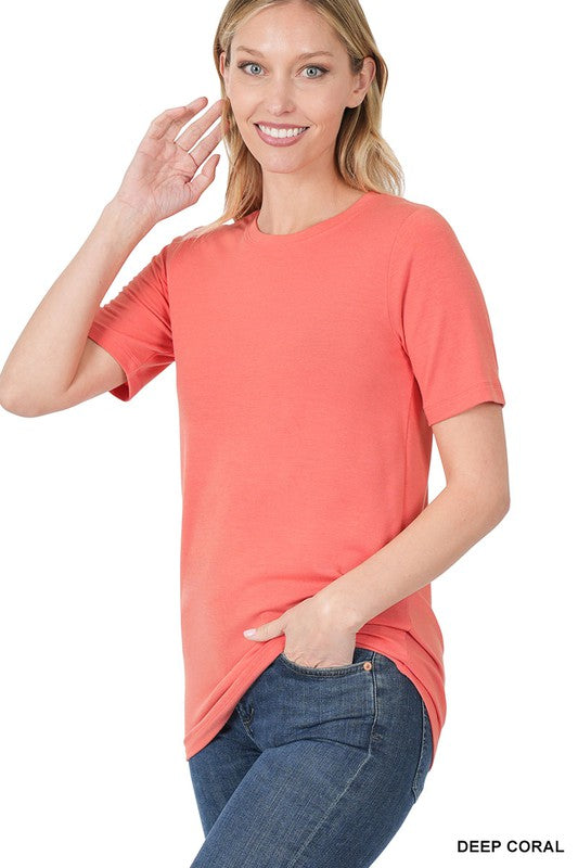 ZENANA Short Sleeve Round Neck Tee