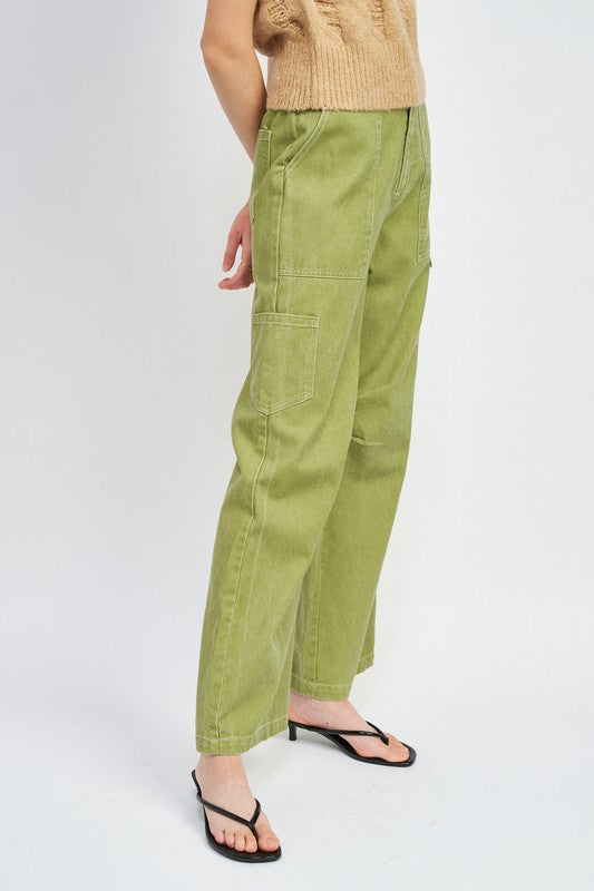 Emory Park HIGH RISE FIT CARGO PANTS