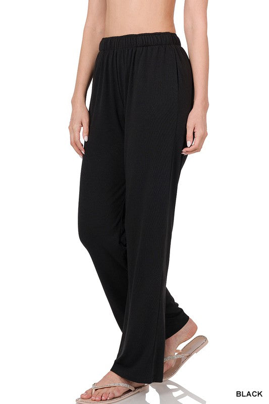 ZENANA Drawstring Lounge Pants