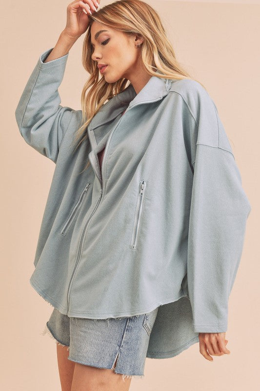 Aemi + Co Tina Oversized Dolman Sleeve Jacket