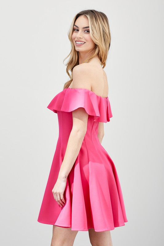 Load image into Gallery viewer, Do + Be Collection Junior A Line Ruffle Dress
