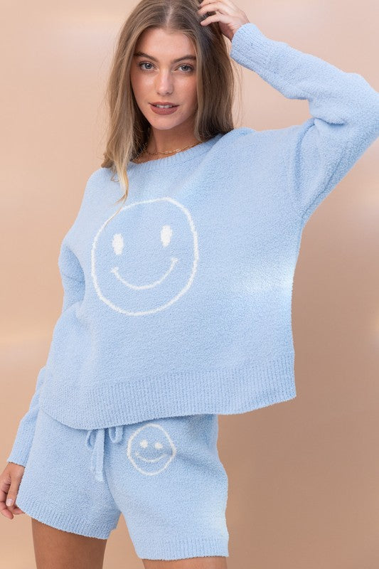 Blue B Cozy Soft Top with Shorts Set