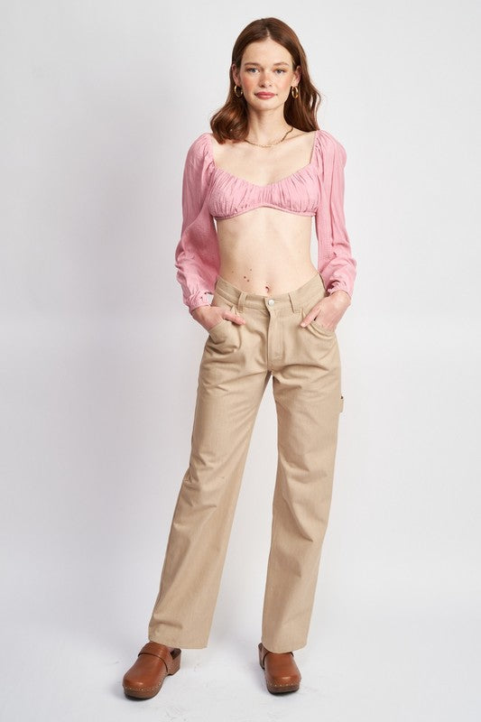 Emory Park HIGH RISE CARPENTER PANTS