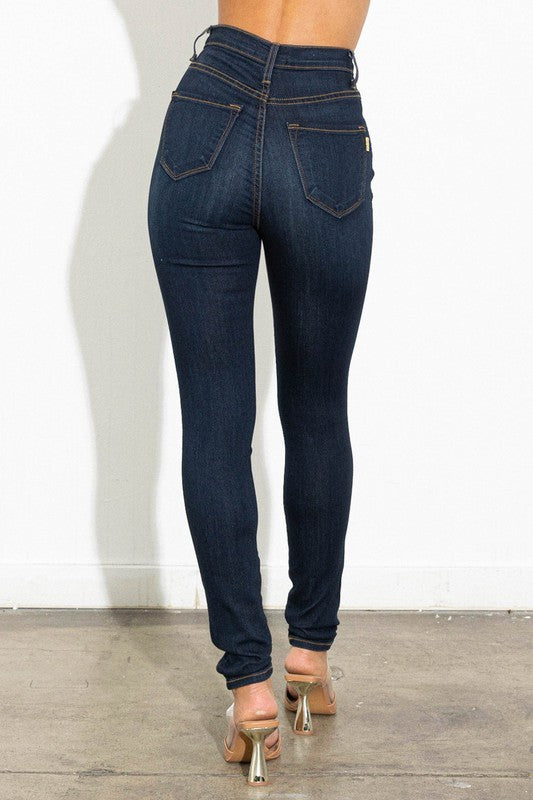Load image into Gallery viewer, Vibrant M.i.U High Waisted Classic Skinny Jeans
