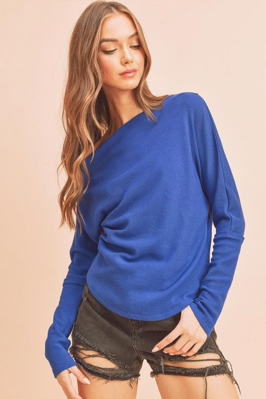 Aemi + Co Lula Off Shoulder Thermal Top