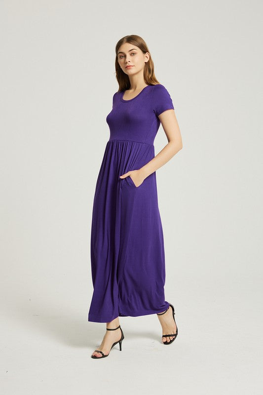 Annva USA Women's Summer Casual Maxi Dress With Pocket